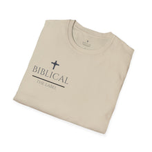 Load image into Gallery viewer, Exodus 14:14  T-Shirt White, Grey &amp; Sand
