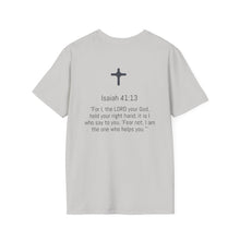 Load image into Gallery viewer, Isaiah 41:13 T-Shirt White, Grey &amp; Sand
