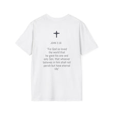 Load image into Gallery viewer, John 3:16 T-Shirt White, Grey &amp; Sand
