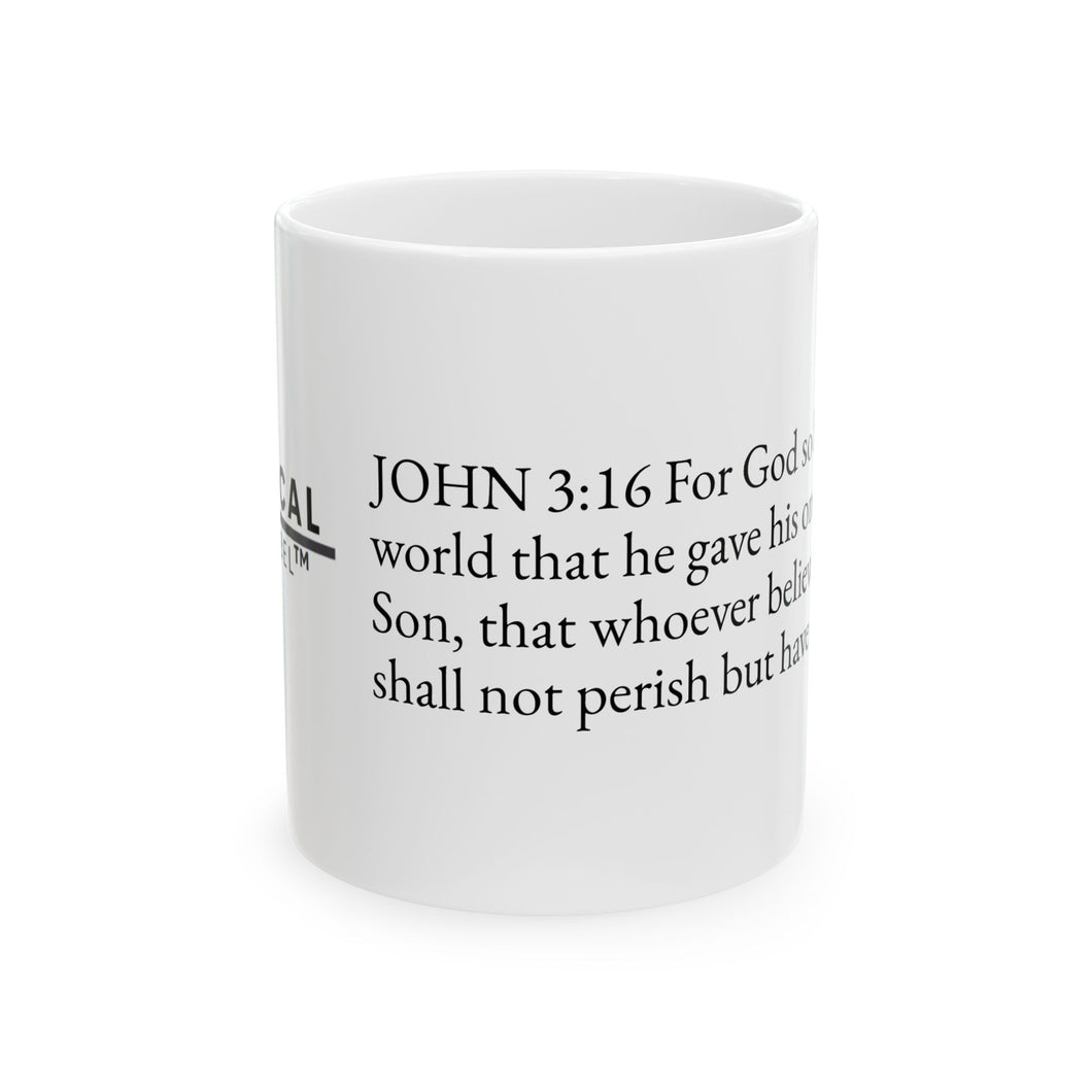 Biblical The Label - John 3:16 Mug